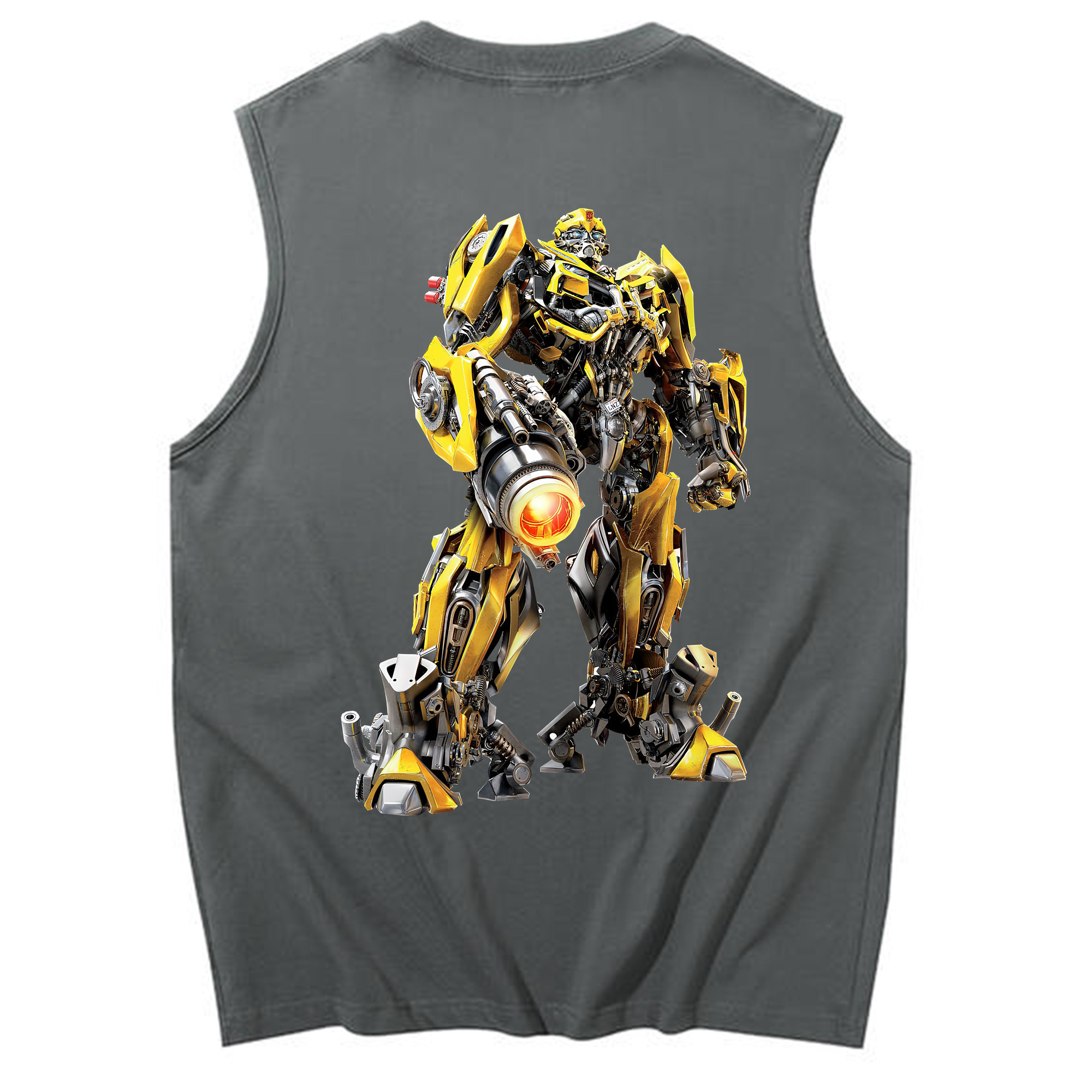 （画像用） Transformers トランスフォーマー コットン100％タンクトップ（背面プリント）